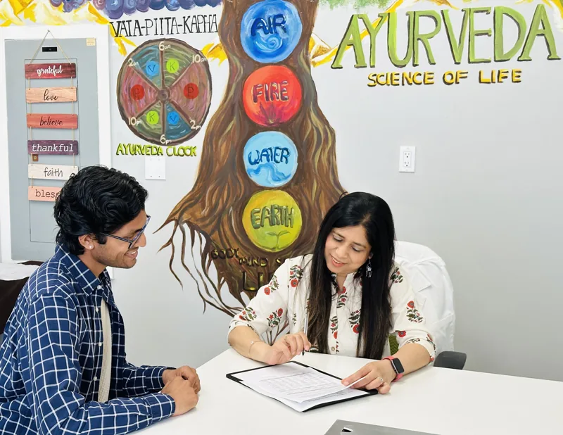 Ayurvedic consultation at Minute Wonder Ayurveda, San Ramon