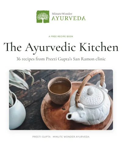 Cover of The Ayurvedic Kitchen, Preeti's free recipe book